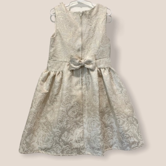 Girls Metallic Holiday Party Dress - Picture 2 of 4